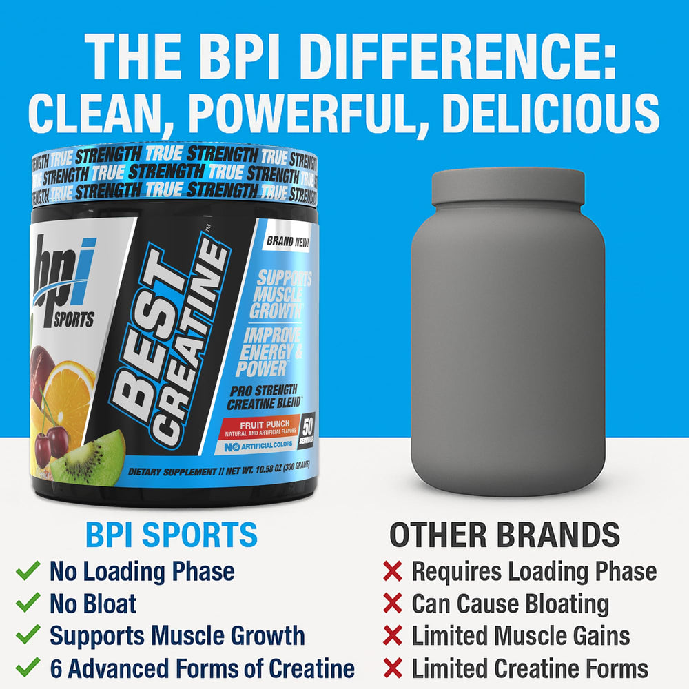 BPI Sports Best Creatine shaker-mix ready for training session