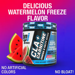 BPI Sports CLA+Carnitine powder scoop for easy daily use.
