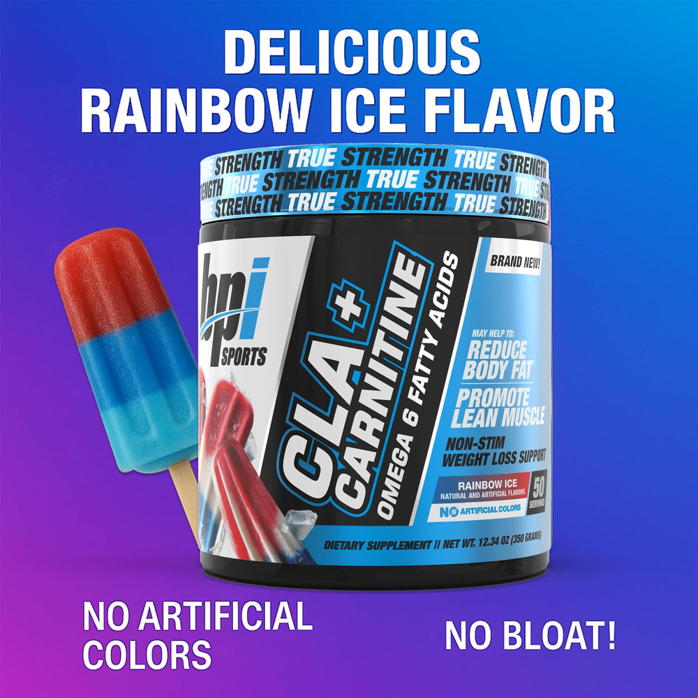 BPI Sports CLA+Carnitine powder dissolving easily in cold water