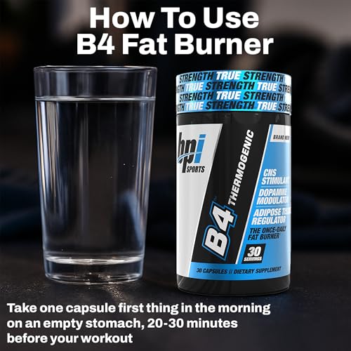 BPI Sports B4 keto-friendly formula complements low-carb meals.