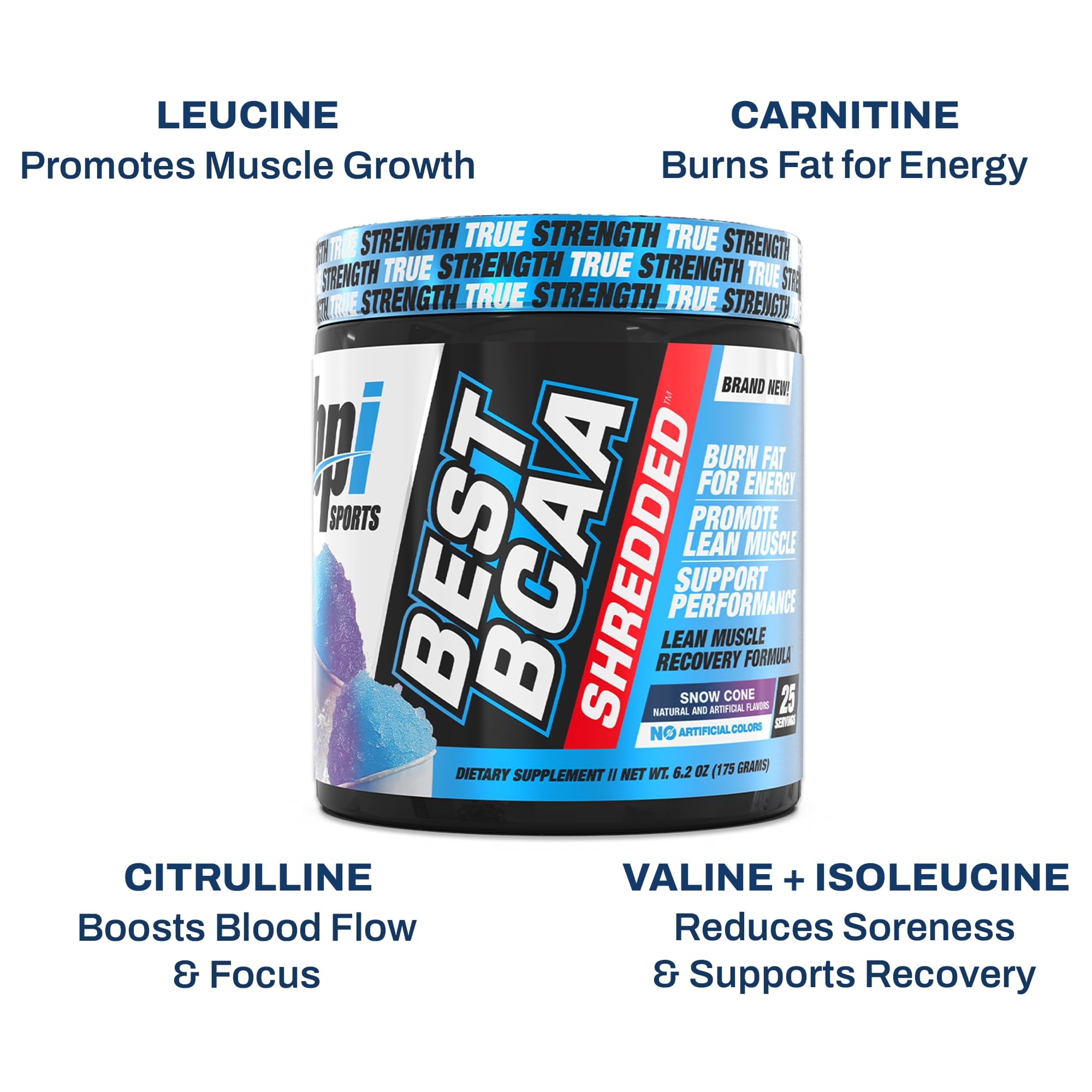 BPI Sports Best BCAA Shredded mixed drink in a glass of water for hydration.