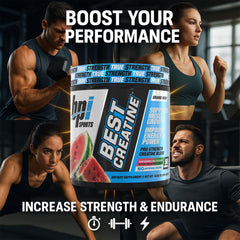 BPI Sports Best Creatine powder dissolving in liquid for smooth mixing.