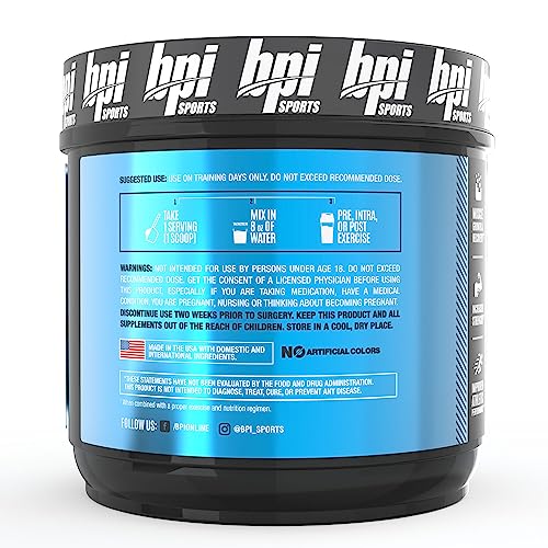 BPI Sports Micronized Creatine scoop ready to measure a precise 5 g dose.