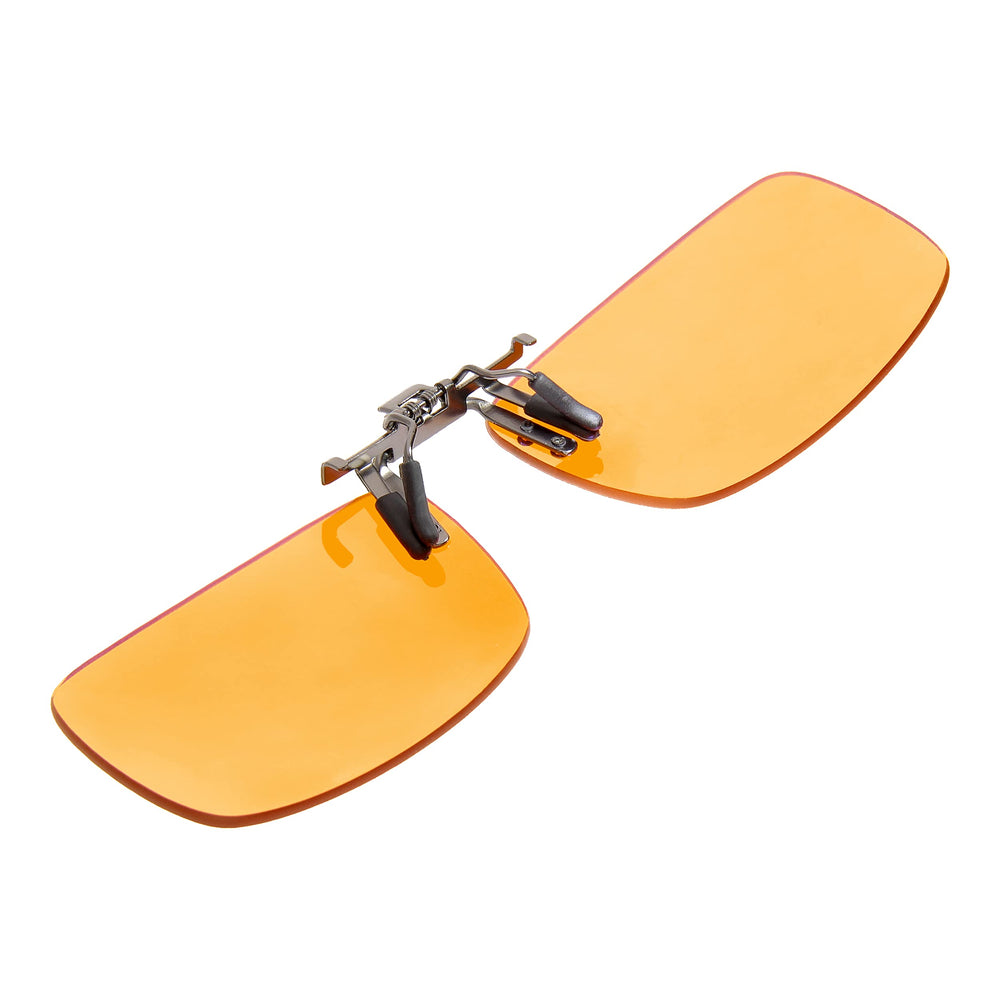 BRADDELL OPTICS over-prescription clip-on fits over most glasses for convenient use