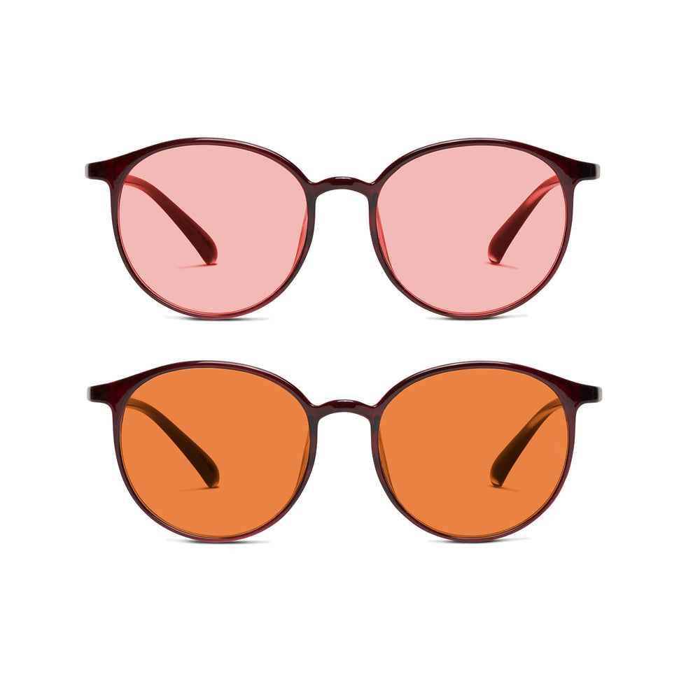 BRADDELL OPTICS Plano lenses with AR coating for clear vision.