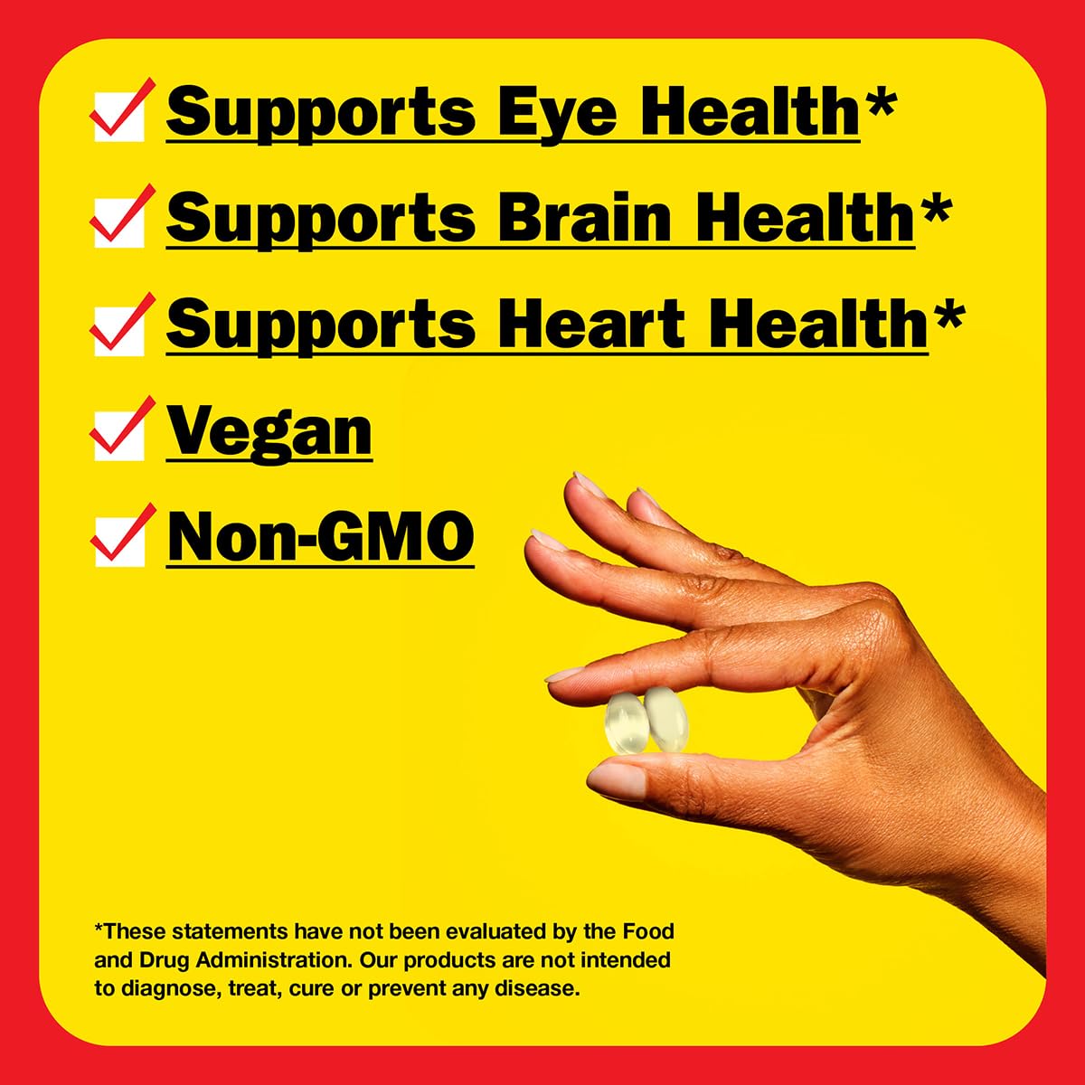 Bragg Omega-3 algae-sourced DHA and EPA illustrating plant-based heart and brain support