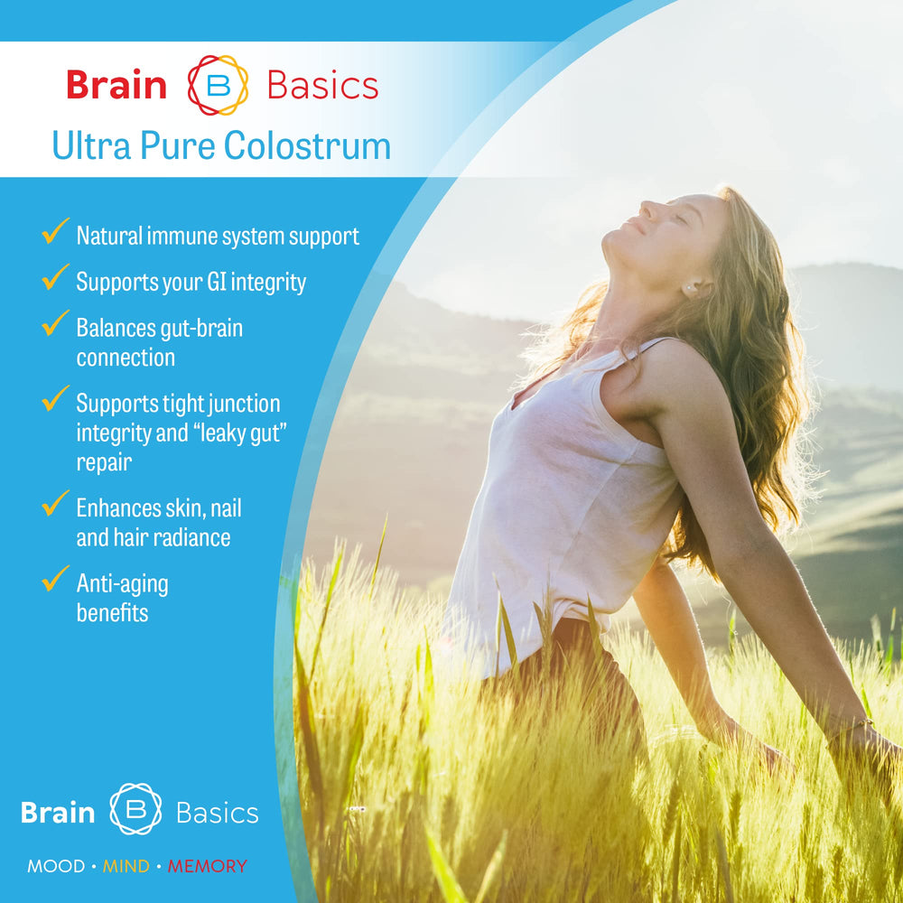 Brain Bean grass-fed origin label emphasizing safety and sourcing.