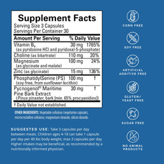 Close-up of Attention Support capsules for daily focus and calm use