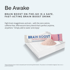 BrainMD berry-flavored nootropic drink in glass highlighting refreshing taste and aroma.