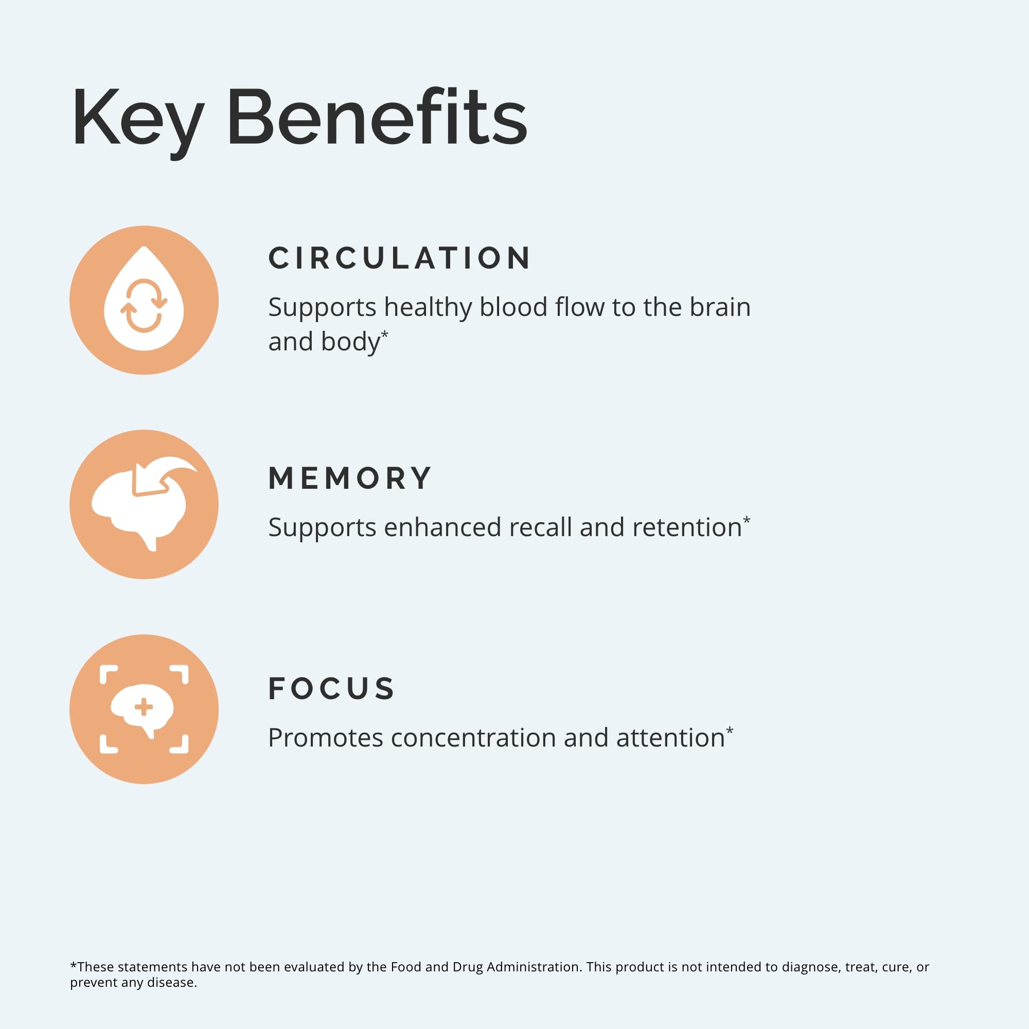 BrainMD ginkgo biloba ingredient closeup signaling natural brain support