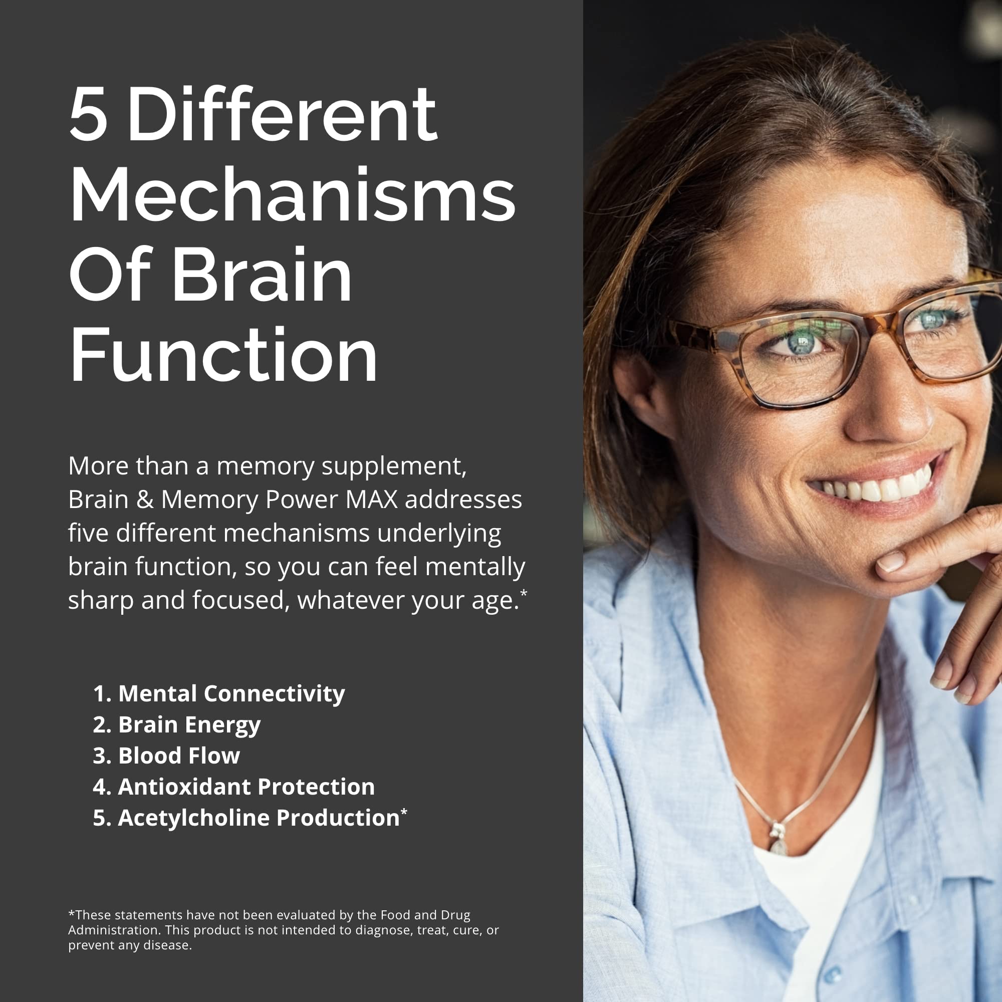 BrainMD huperzine-a ingredient closeup suggesting focus and memory potential