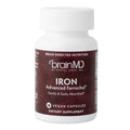 BrainMD Dr Amen Iron - Gentle Ferrous Bisglycinate Iron Supplement for Energy & Cognition - Gluten Free | 30 Servings