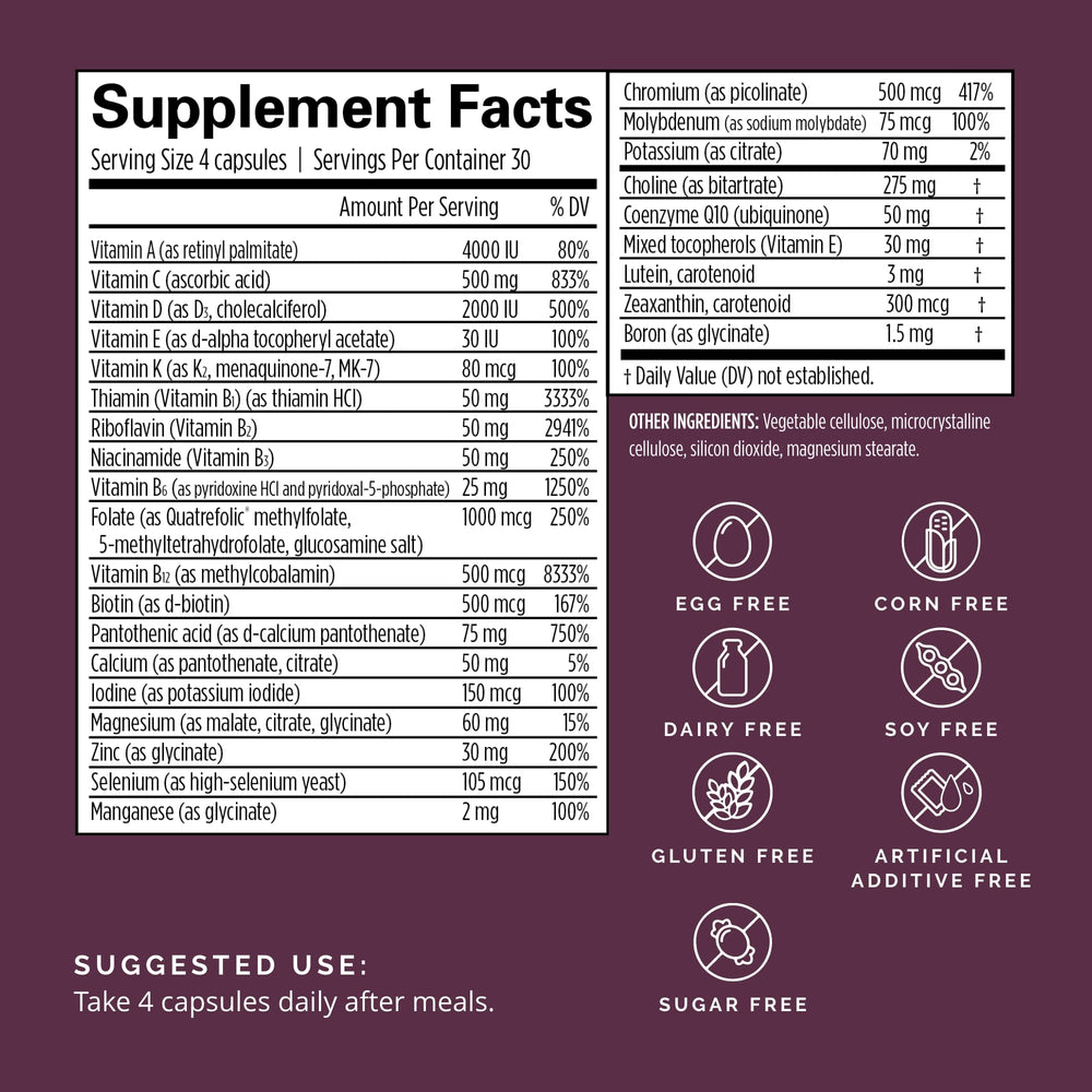 BrainMD Dr Amen Smart Prenatal capsules close-up highlighting nutrients and daily use