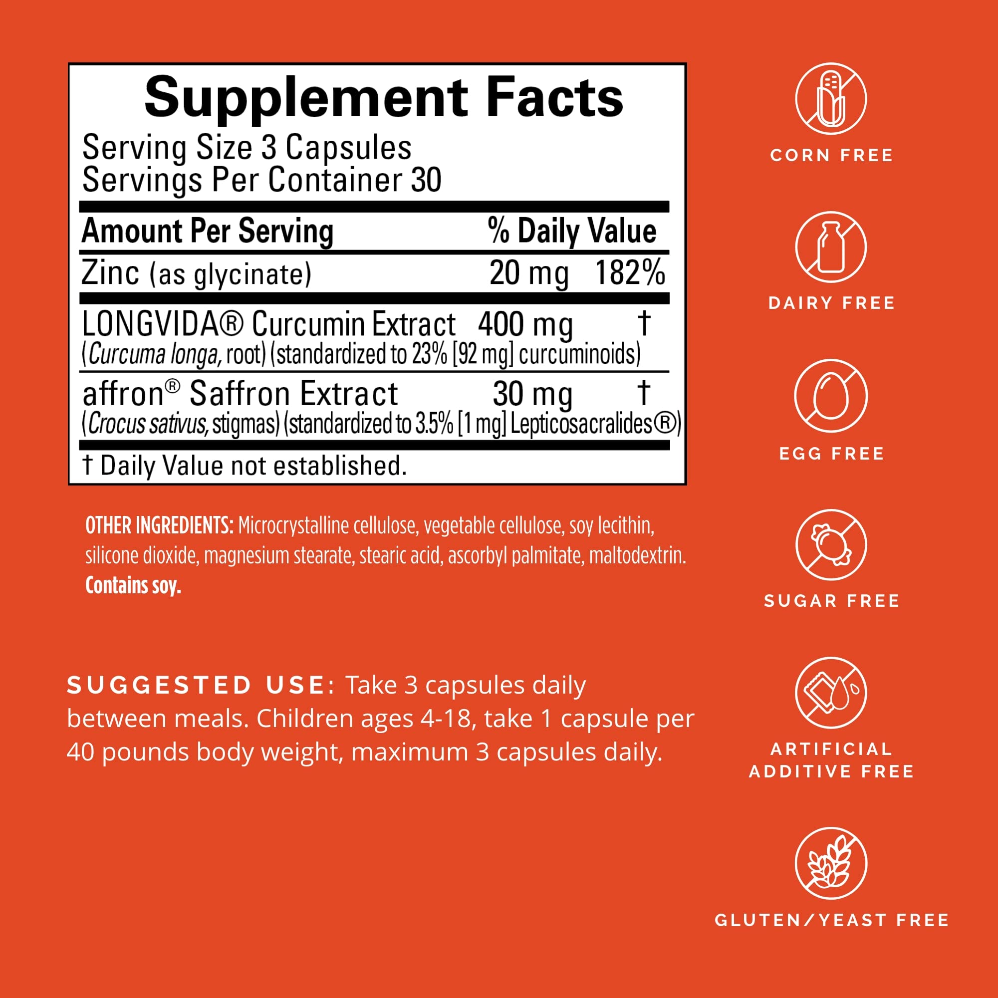 BrainMD Happy Saffron Plus capsules pack displays convenient daily use
