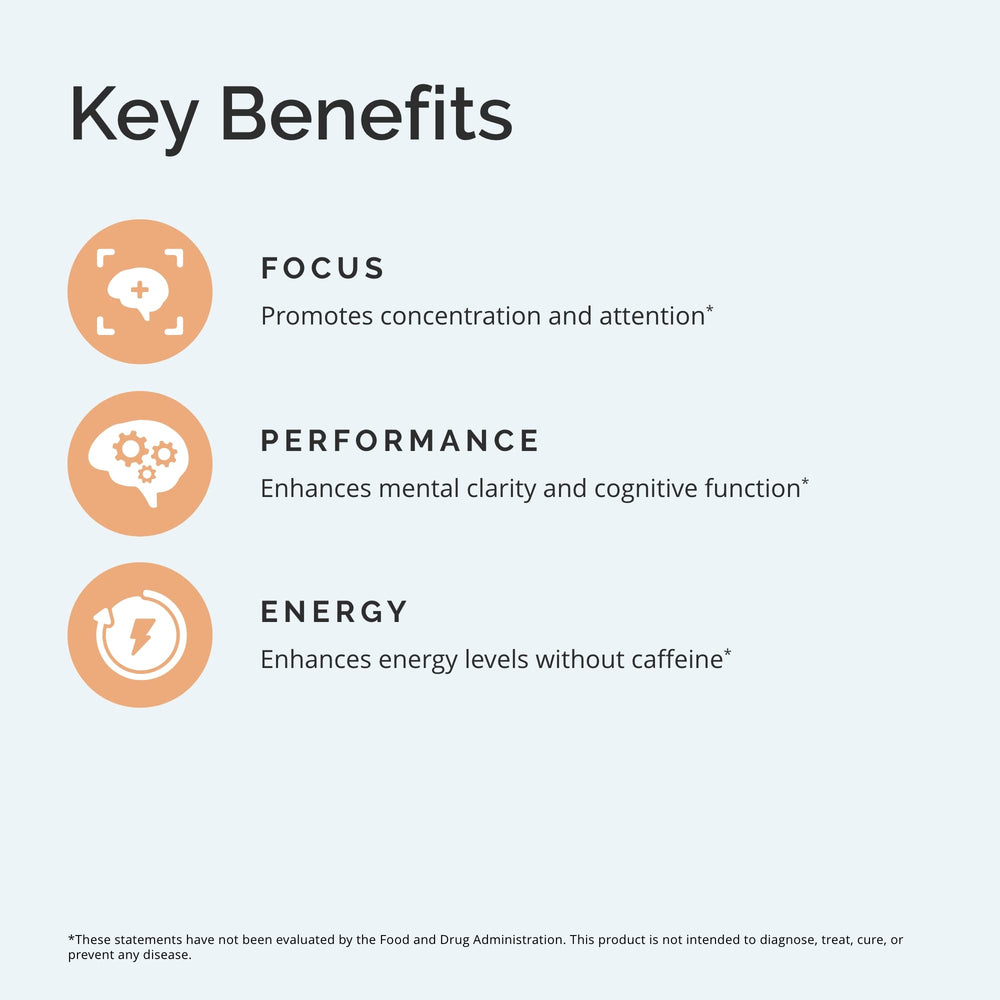 BrainMD on-the-go nootropic powder dissolving with gentle fizz for calm focus.