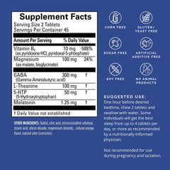 BrainMD Put Me To Sleep Naturally chewables close-up showing easy-to-take texture.