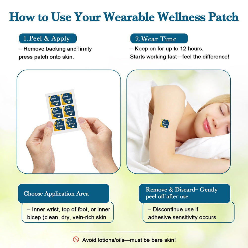 BRAMHO Sleep Patch ingredients melatonin and magnesium for natural support