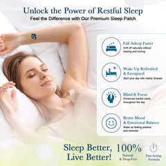 BRAMHO Sleep Patch on arm demonstrates easy, discreet application for relaxing evenings