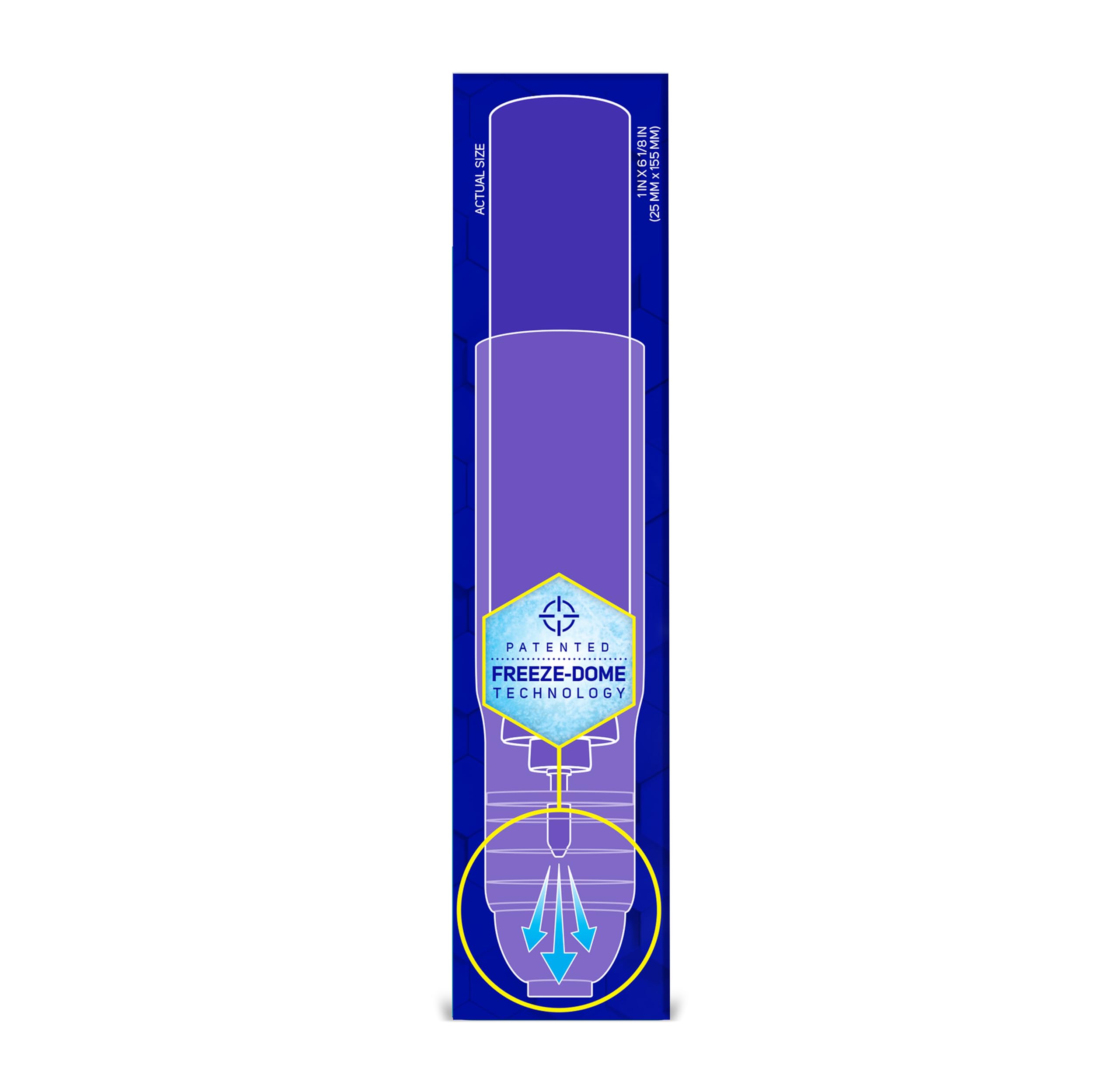 Brand Wart Remover Freeze packaging highlighting eight applications for ongoing care.