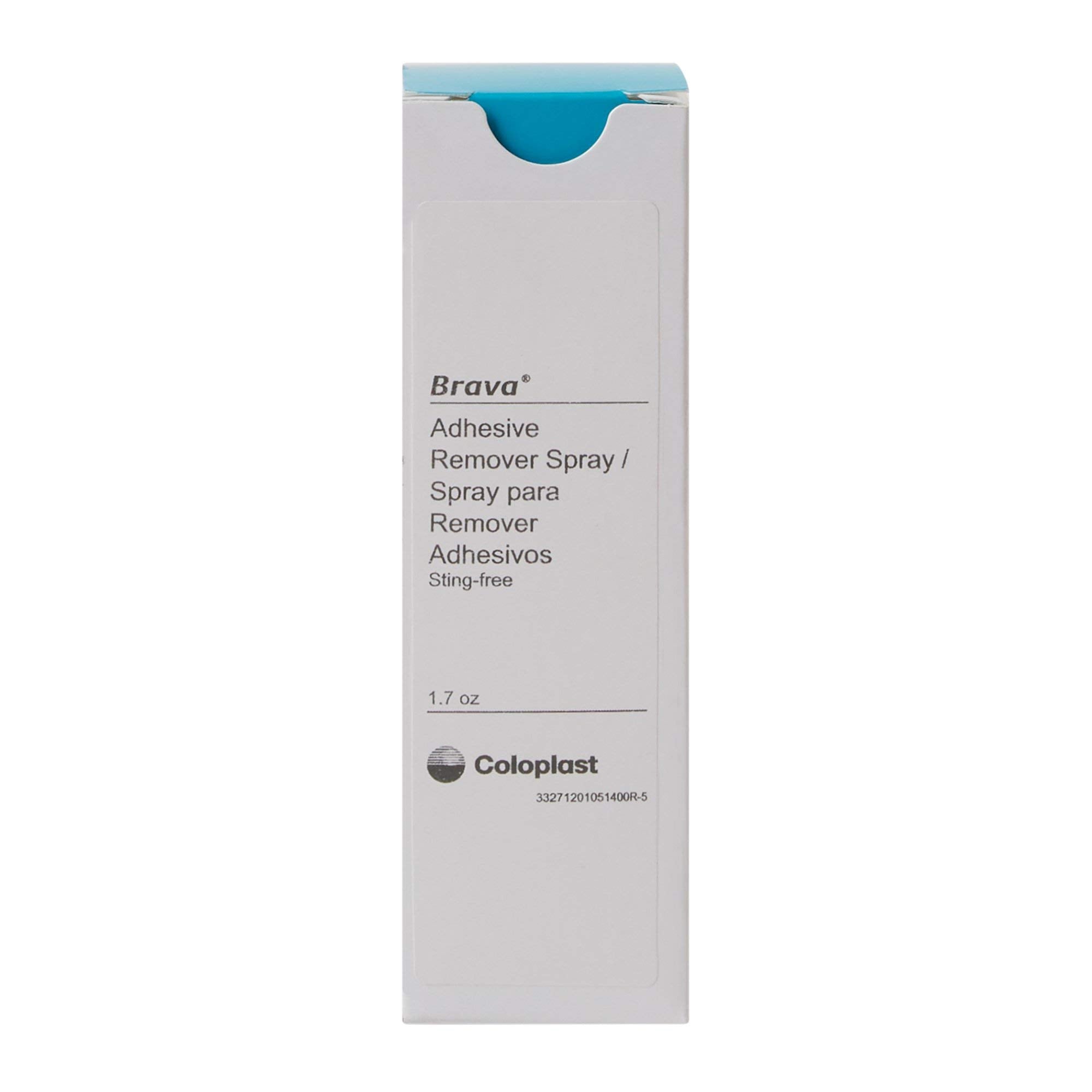 Brava Adhesive Remover in action on skin, removing residue gently.