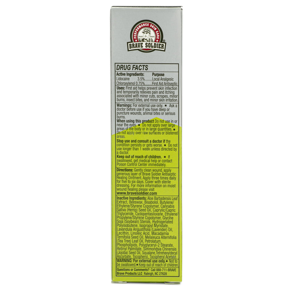 Brave Soldier first aid kit essential for quick on-the-go care.