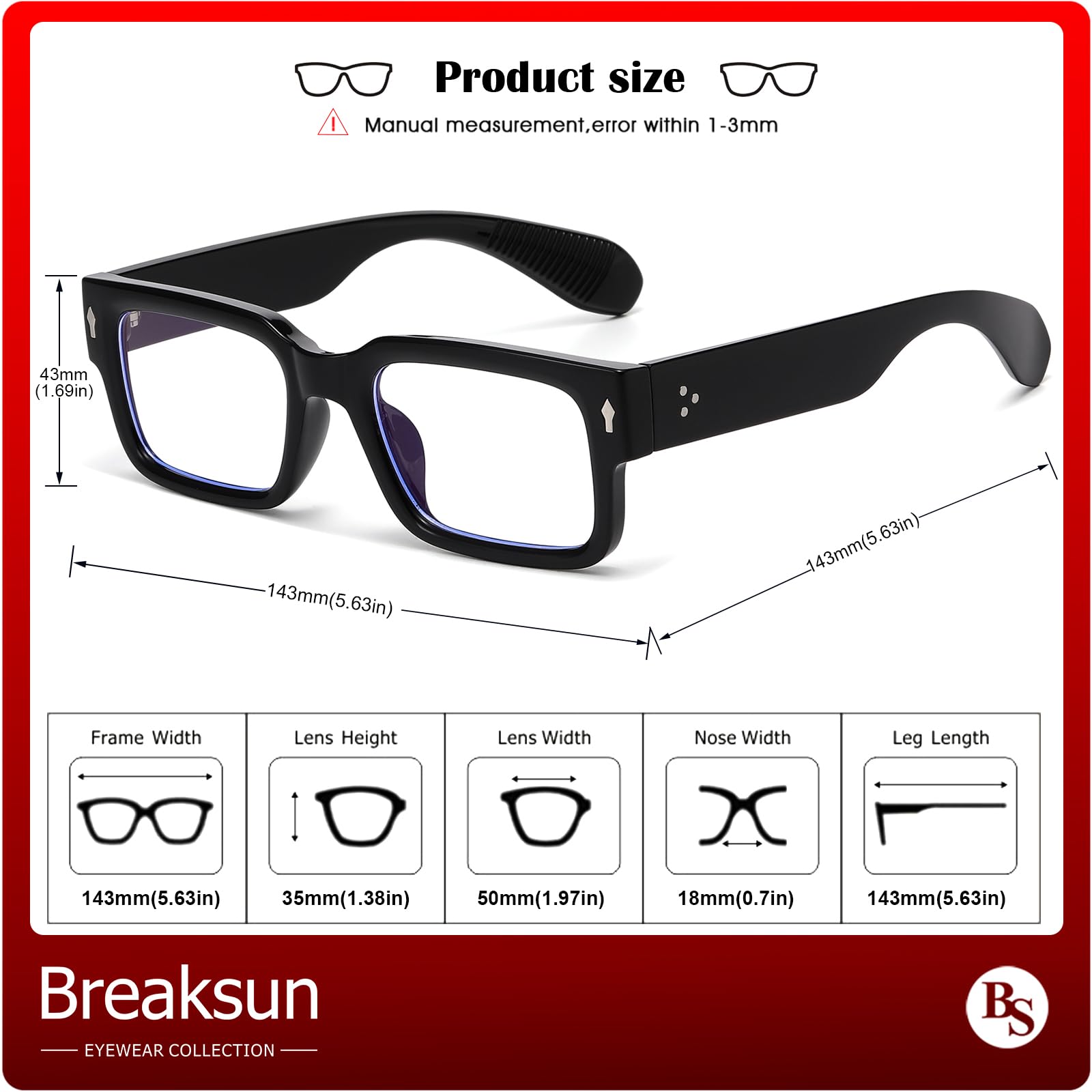 Breaksun lifetime warranty on glasses supports confident purchases