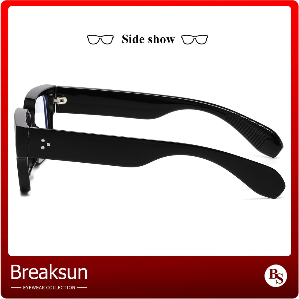 Breaksun office and reading glasses worn during work or study