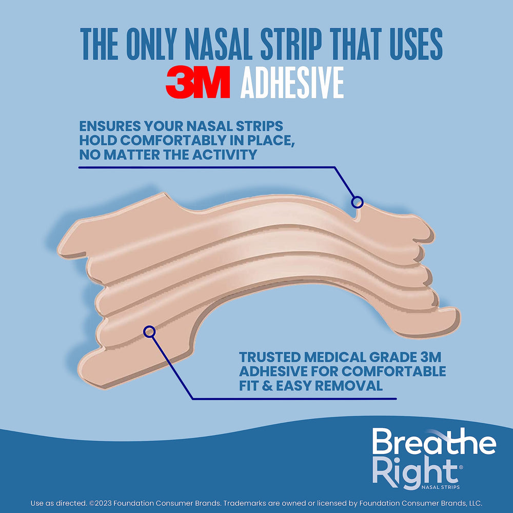 Close up of the nose uplift mechanism of the Breathe Right strip