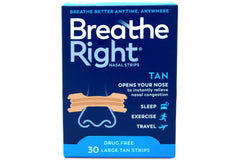 Close up of Breathe Right Original strip showing flexible spring like bands.