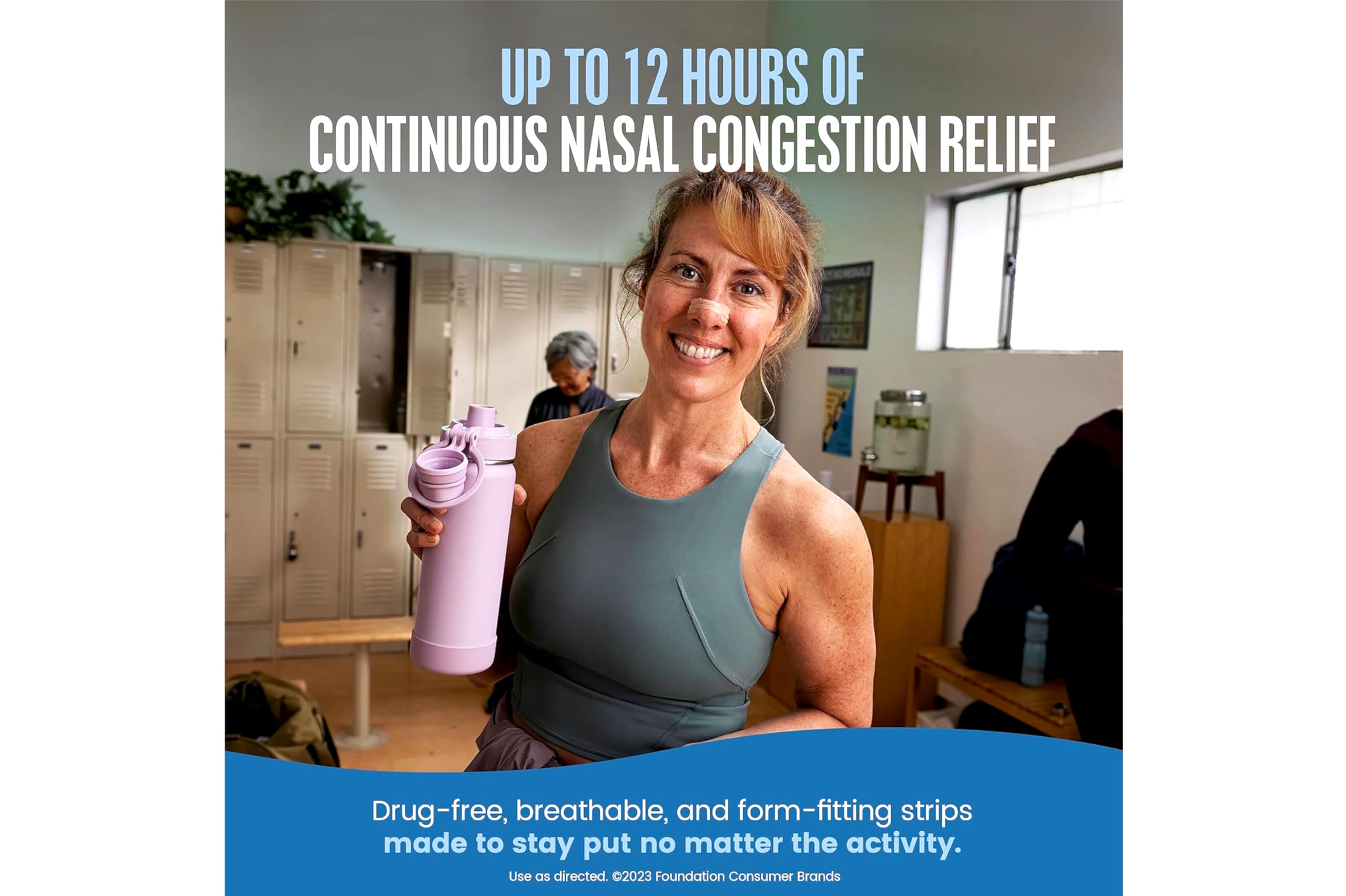 Adults and children over five can use Breathe Right strips safely daily.