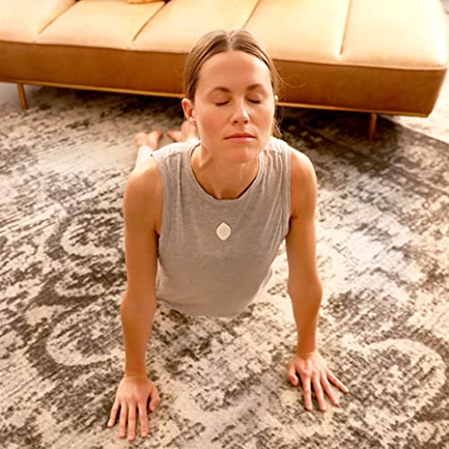 Breatherapy lavender patch on clothing delivers long-lasting scent.