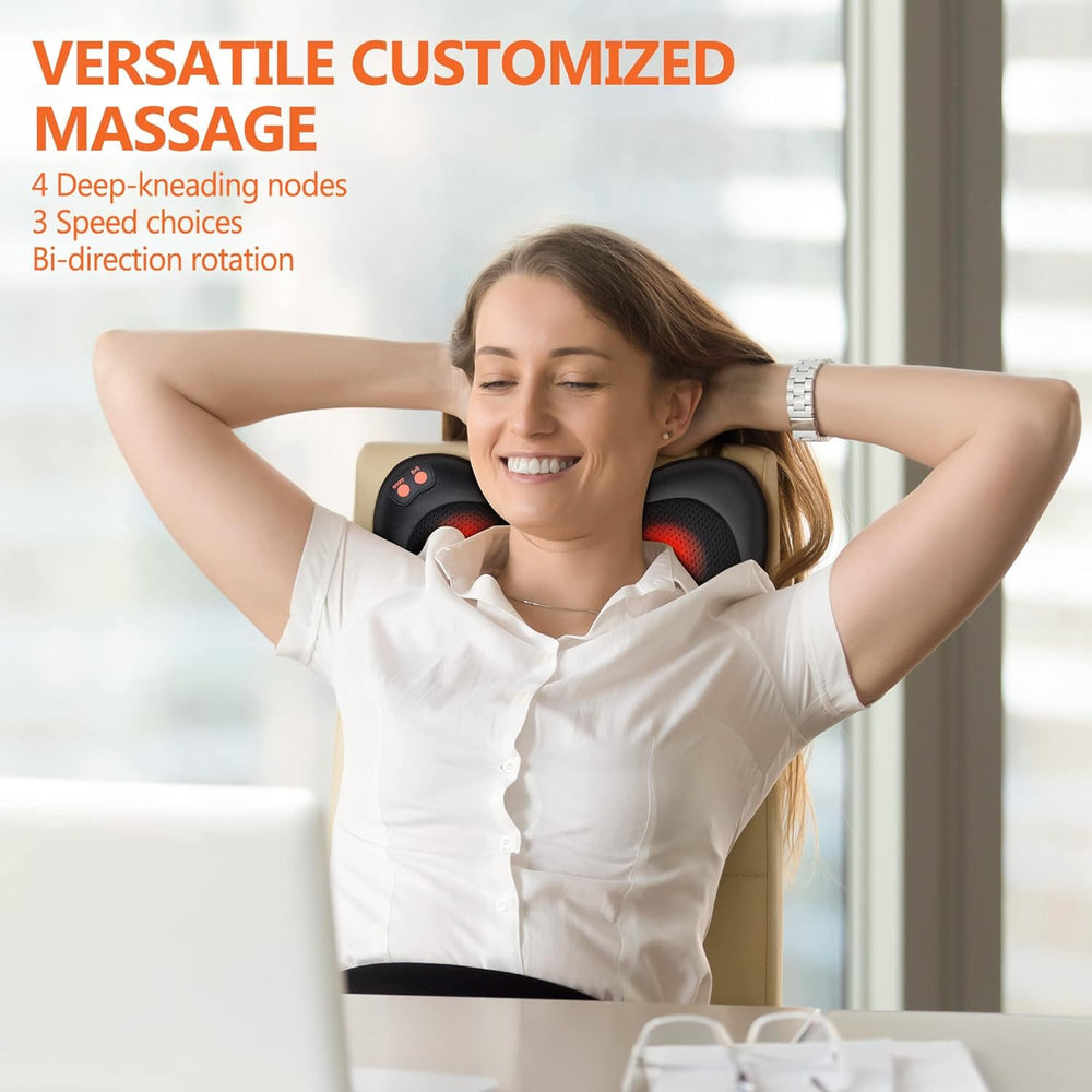 Brelley massager with adjustable strap enabling hands-free operation