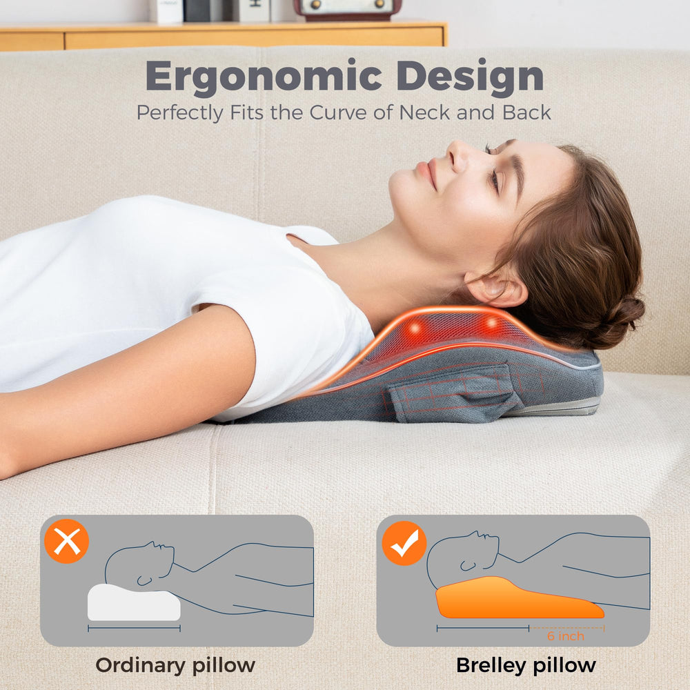 Brelley massager remote control demonstrates easy button control for convenient sessions.