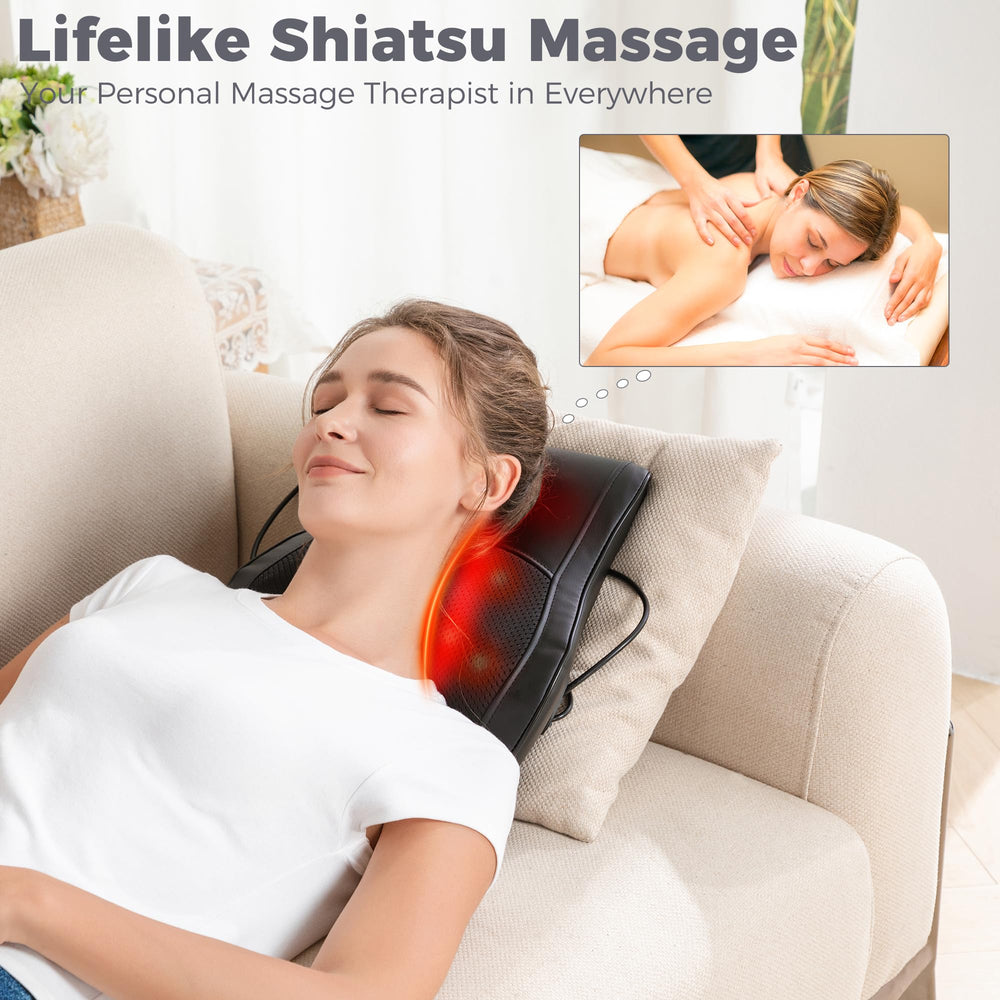 Brelley massager heating function delivers soothing warmth during use.