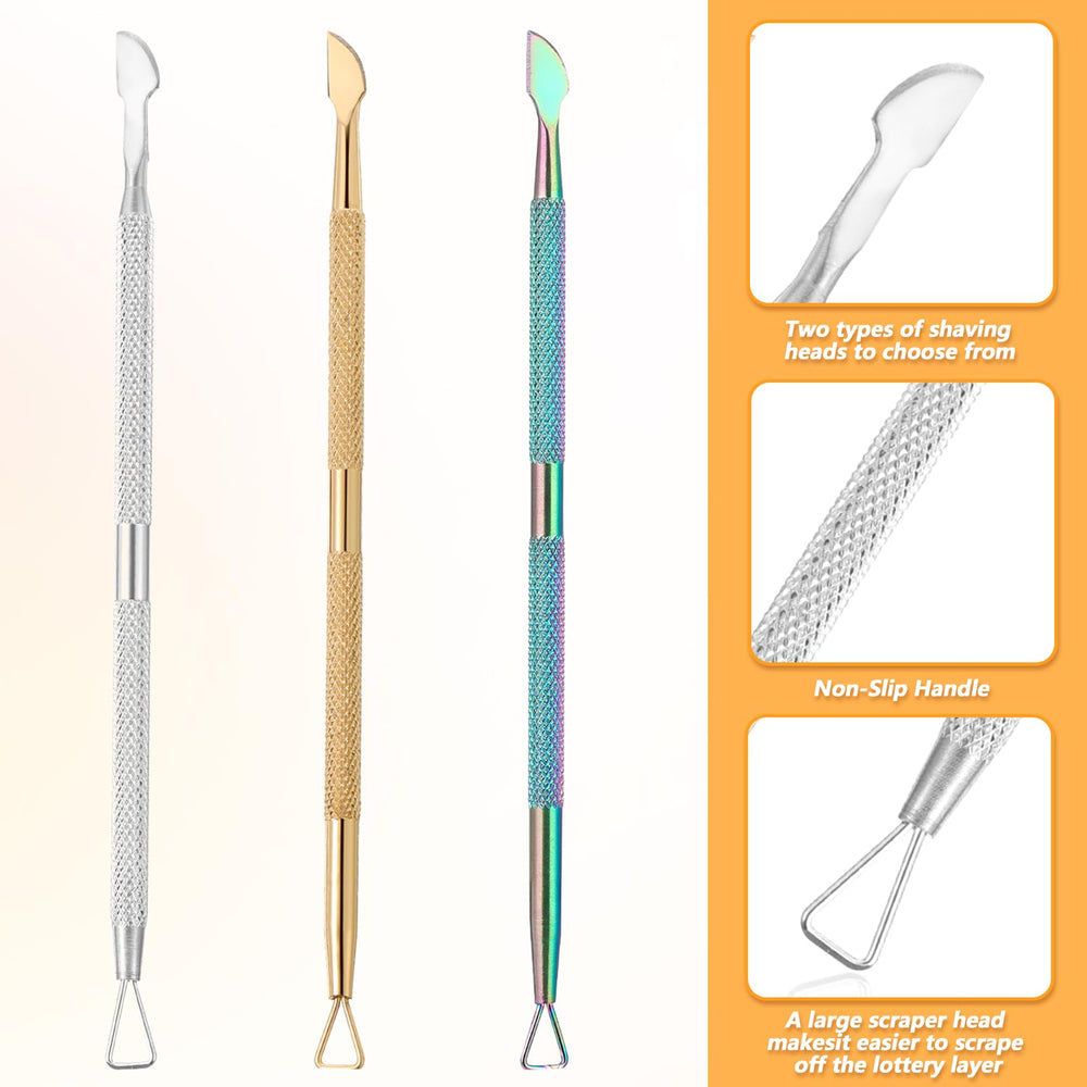 Bremorou color lottery scratcher set, three-color option for personalization.