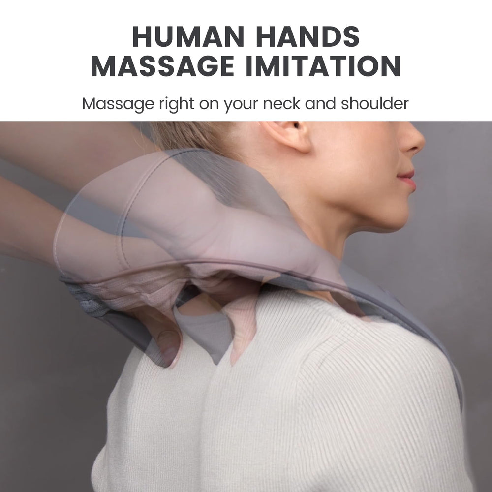 Breo N5 Mini ergonomic design mirrors therapist techniques for natural neck relaxation.