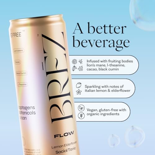 BRĒZ FLOW sparkling glass captures the smooth citrus aroma