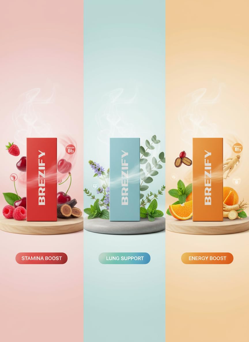 Brezify Zen Harmony on-the-go application showing quick scent lift during activities.