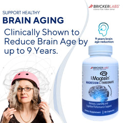Bricker Labs Magtein science graphic about brain magnesium delivery