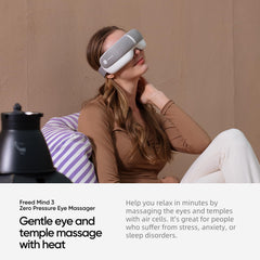 Bridigi Eye Massager with five modes for customizable relief.