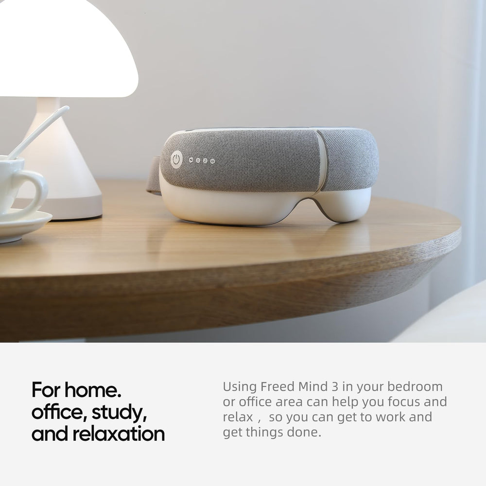 Sleep aid mode: heat and white noise for better nights.