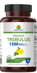 Brieofood Tribulus 1500mg tablets ready for routine use