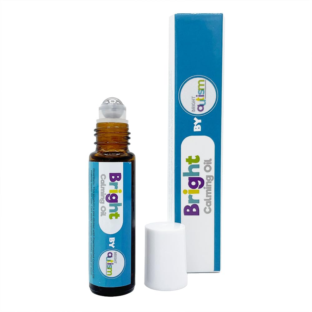 Bright Autism Bright Calming Oil bottle for gentle bedtime rituals