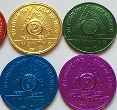 Bright Star Press AA month 2 medallion color variant for ongoing progress