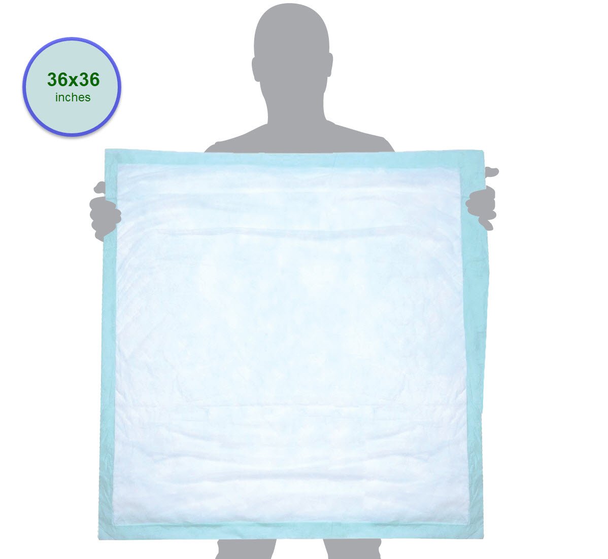 BrightCare bed pad with tear-resistant material for durable daily use