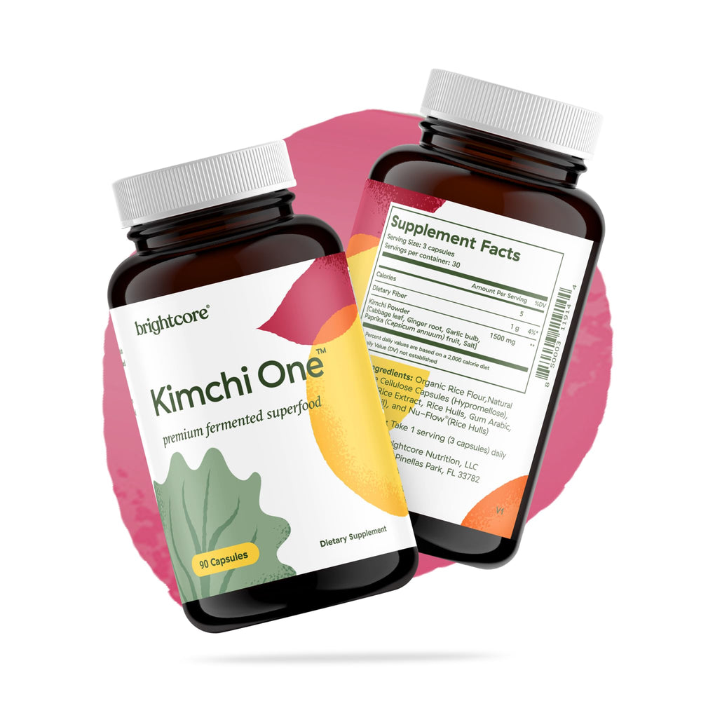 Brightcore Kimchi One on a wellness setup within a healthy lifestyle