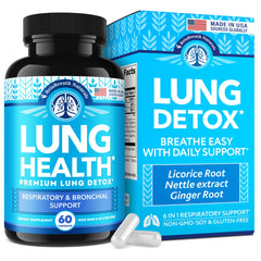 BRIOBREATH NATURALS lung cleanse bottle supports clearer airways