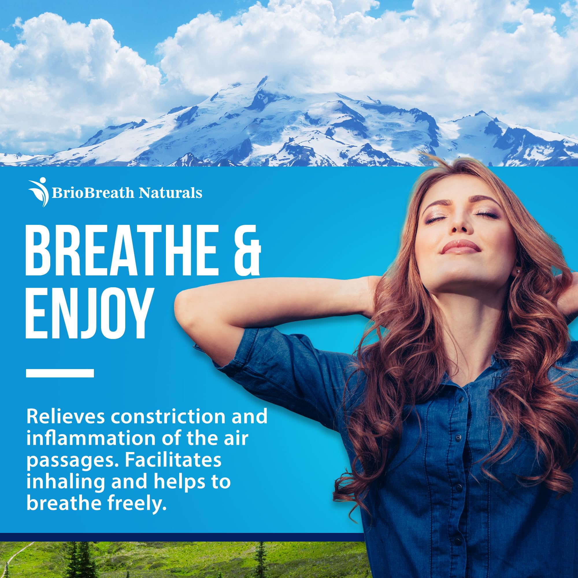 BRIOBREATH NATURALS made in USA seal indicating quality and safety