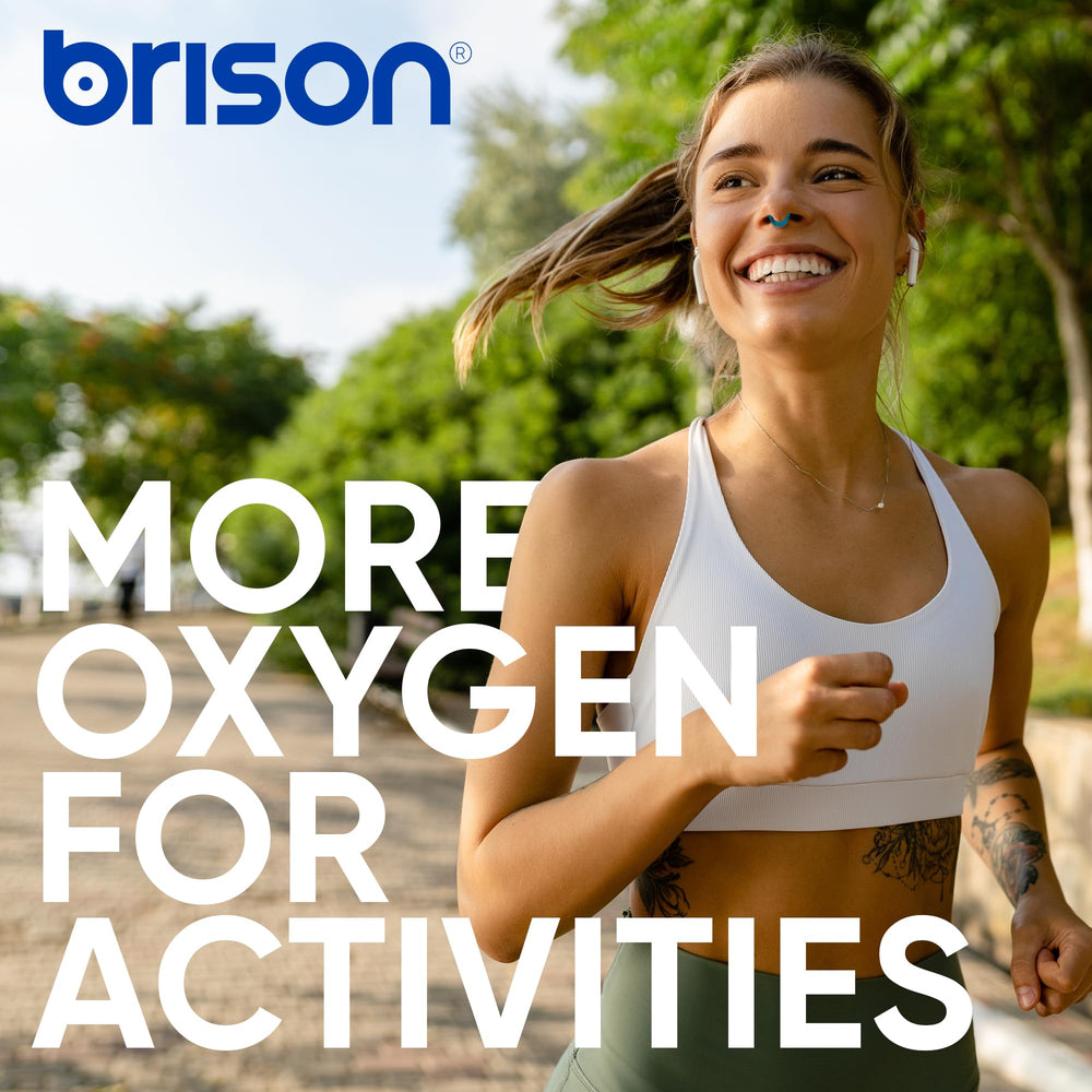 BRISON nasal dilators during sport providing steady breath