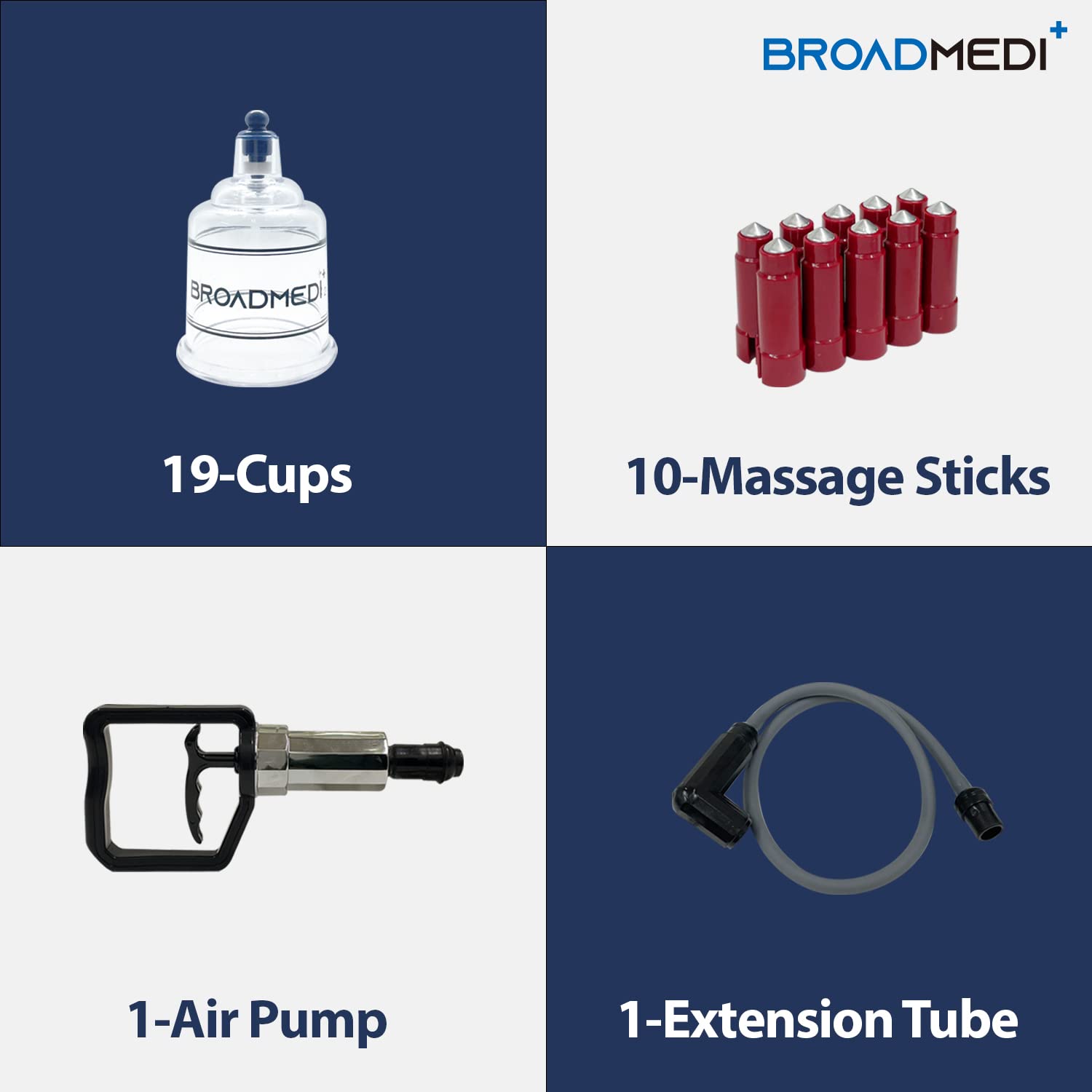 Broadmedi+ English manual included for safe setup